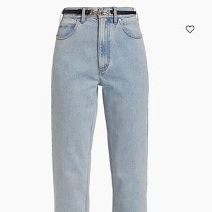 Generation Love belted straight leg jean